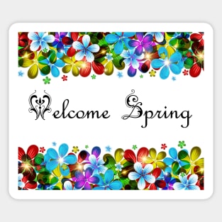 Welcome Spring Sticker